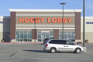 We can help with your commercial business Hobby Lobby storefront representing the commercial design services of Encorus Group in Springville, NY